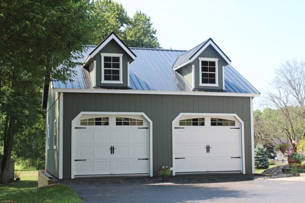 2 Story carriage house in grey