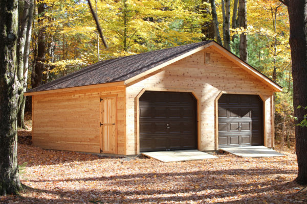 Wooden Truss Garage