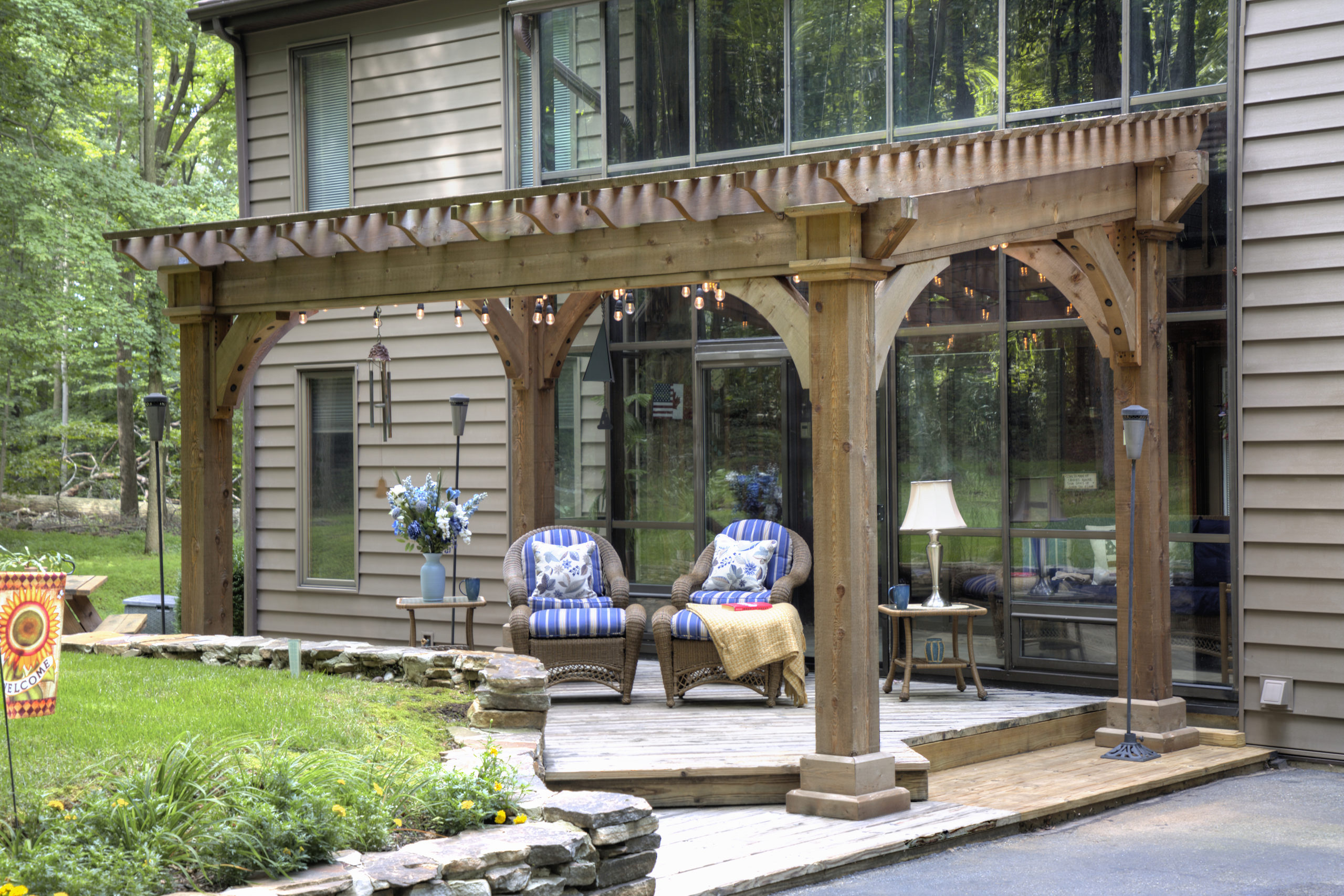 Santa Fe Wood Pergola