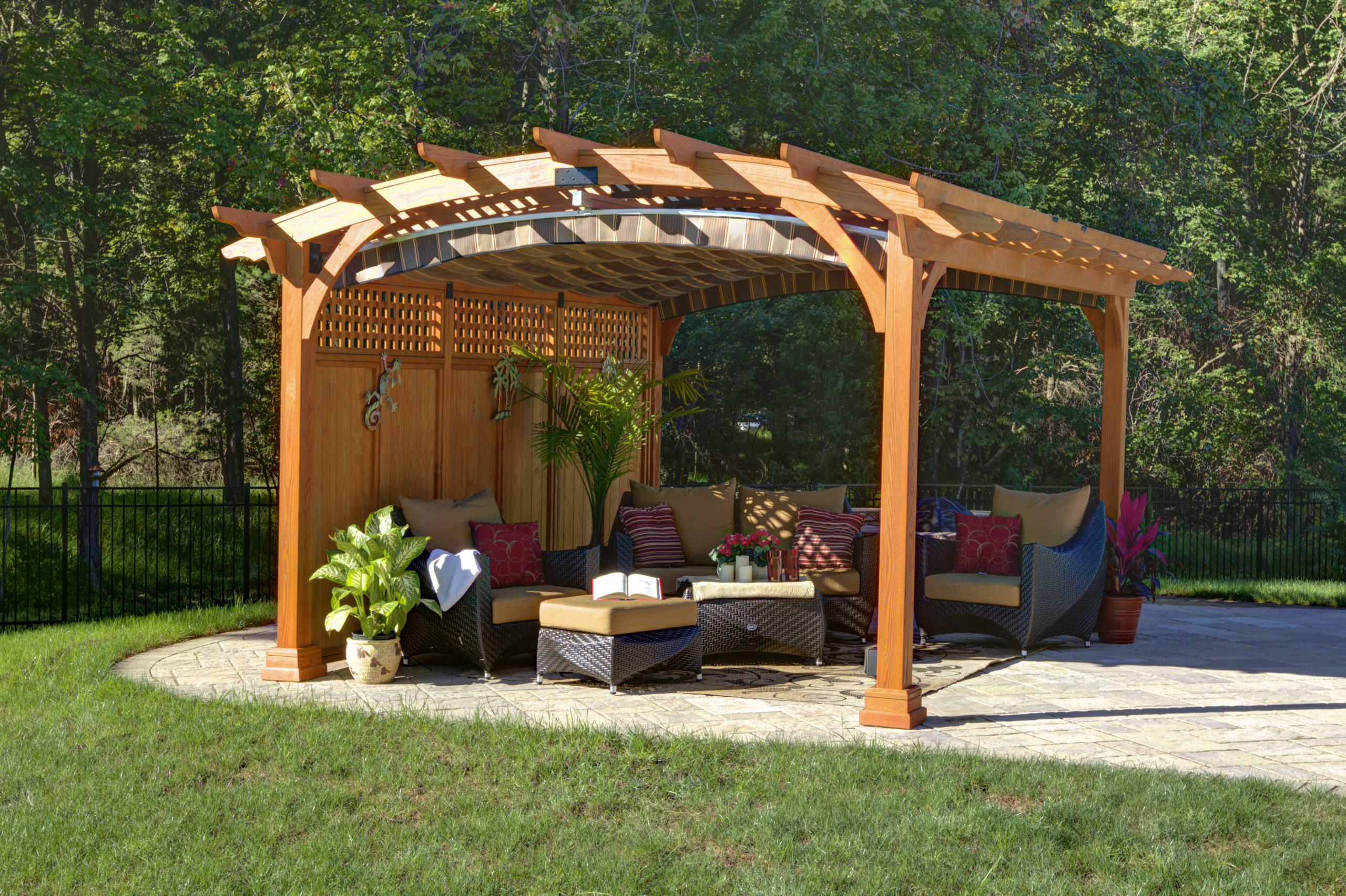 Hearthside Arched Pergola