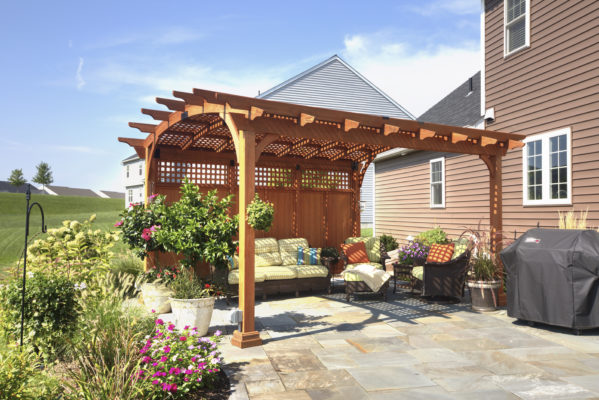 Scenic Hearthside Pergola